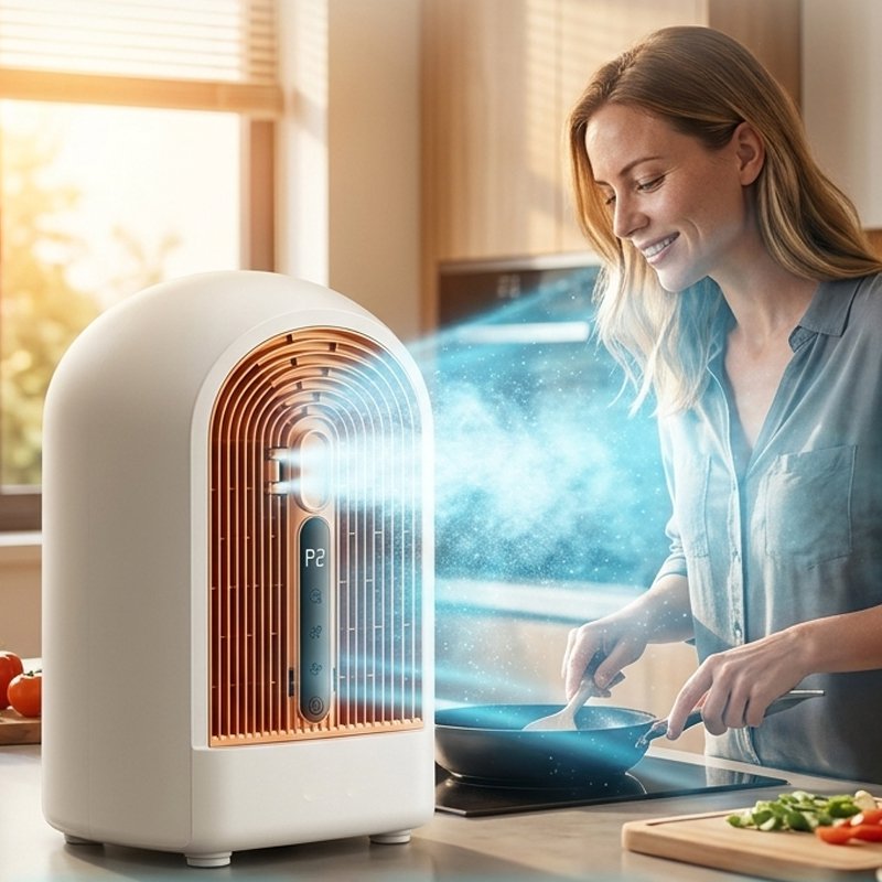 Tisch-Zirkulationsventilator mit Sprühfunktion