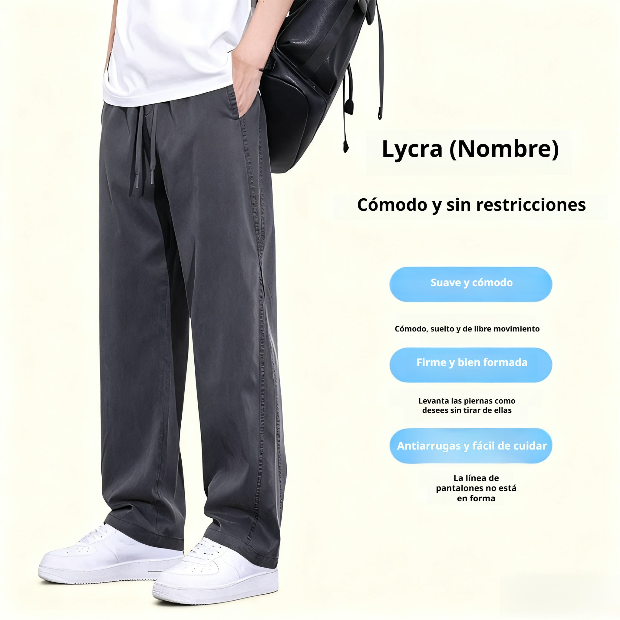 Pantalones vaqueros de hombre de verano de Tencel, modelo ligero