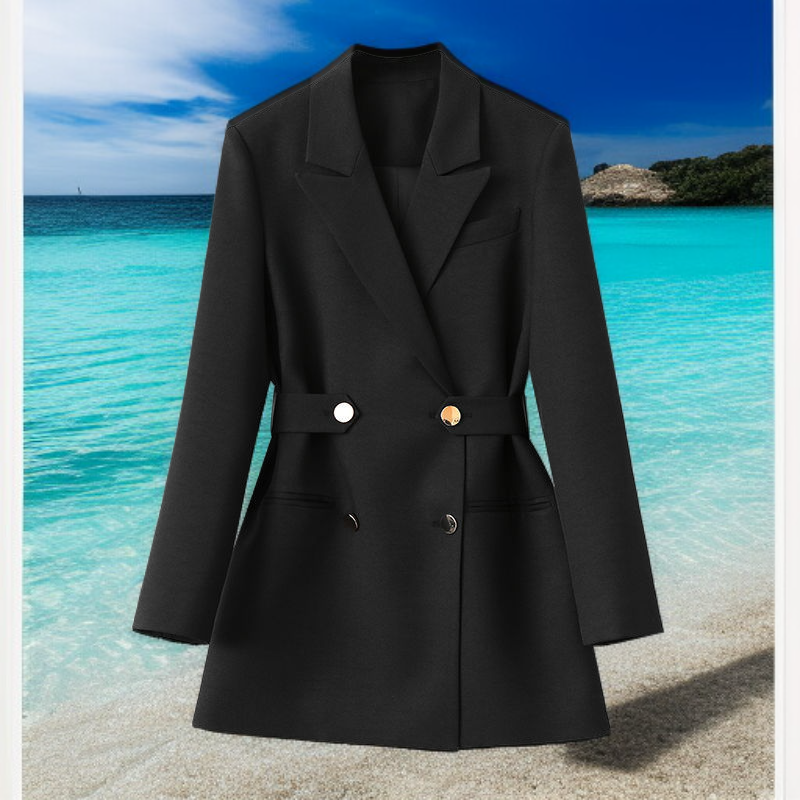 スリムウエストストレートスーツ