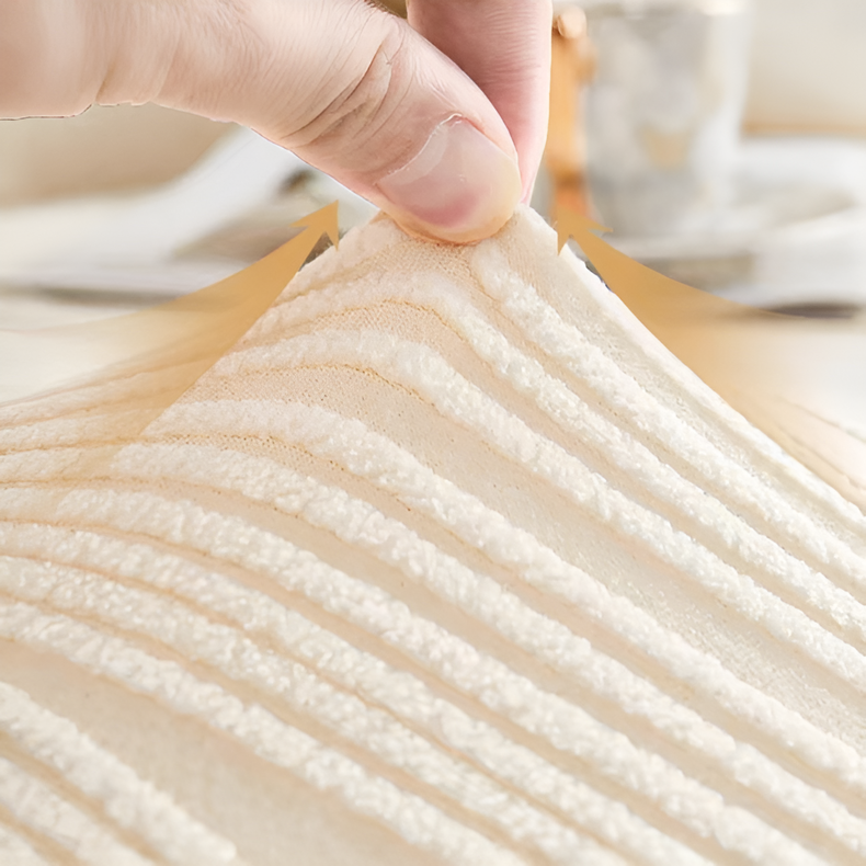 Autumn Winter Cream Jacquard Thickened Soft Nonslip Seat Cushion