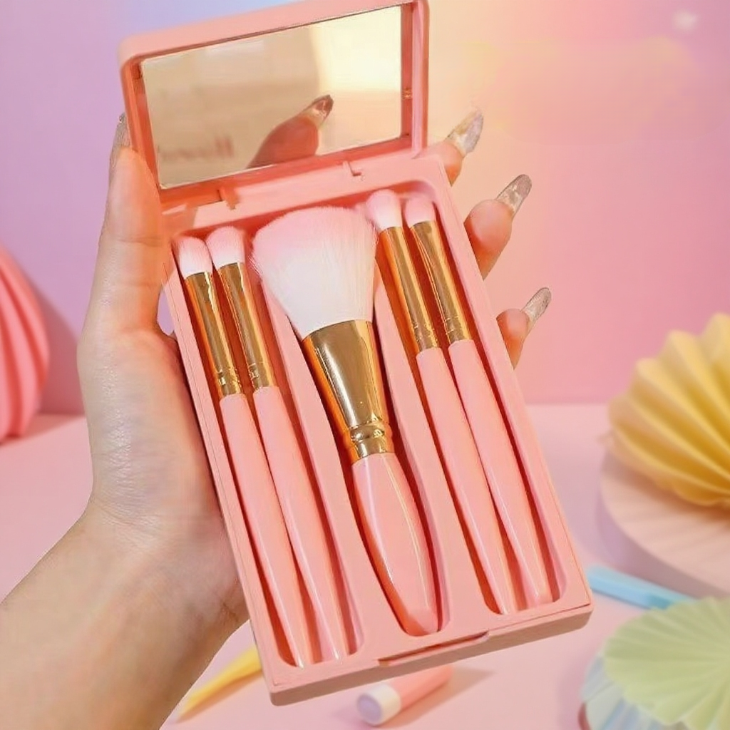 거울 브러시 고급 소재 클로즈업