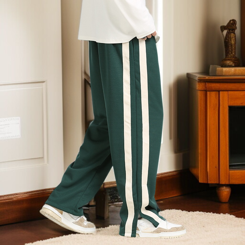 男性春秋カジュアルパンツゆるい長ズボンストレートカップル秋カジュアルパンツ