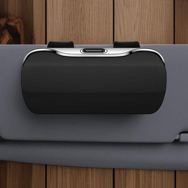 علبة تخزين النظارات الشمسية للواقي الشمسي في السيارة