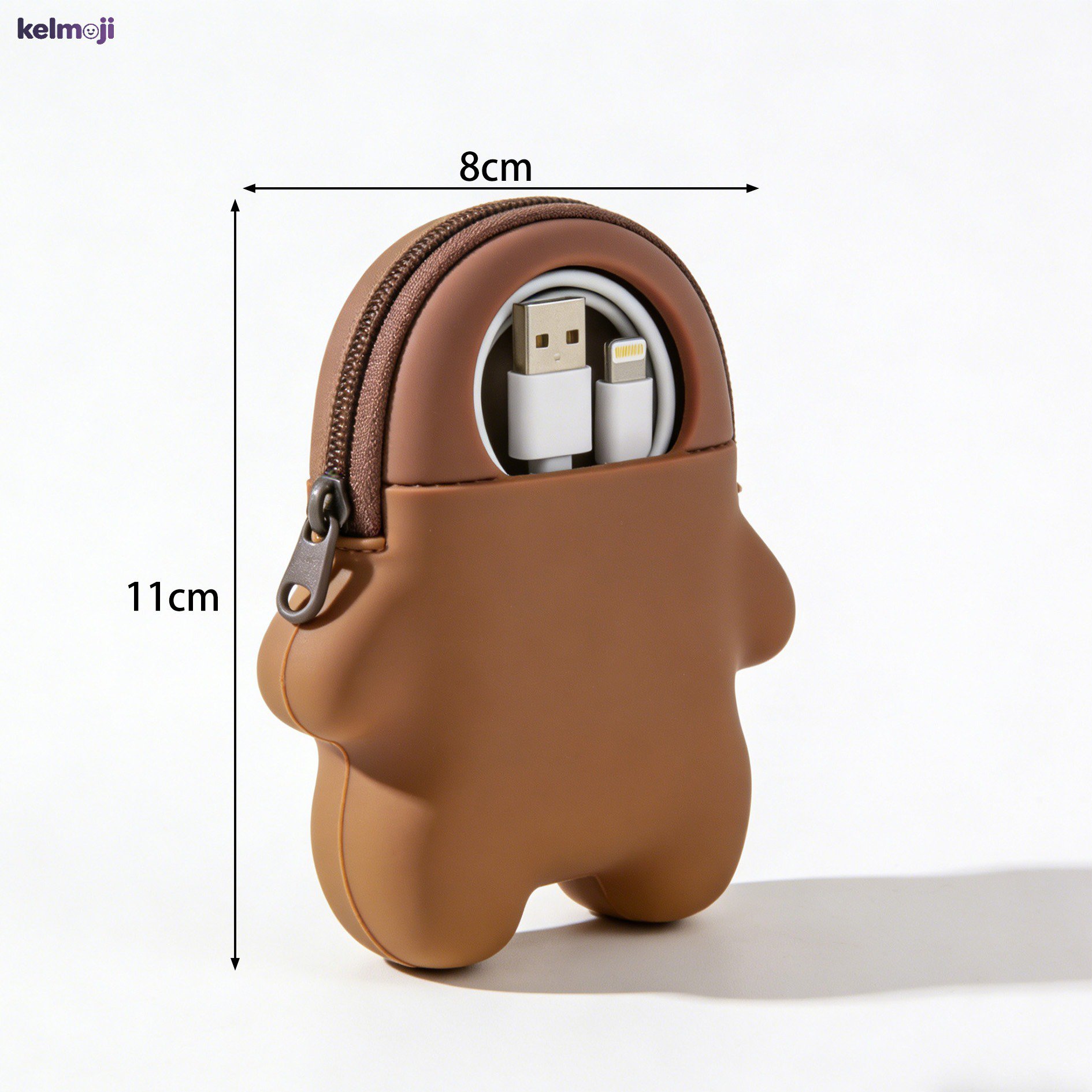 Durable cable organizer pouches for travel and office