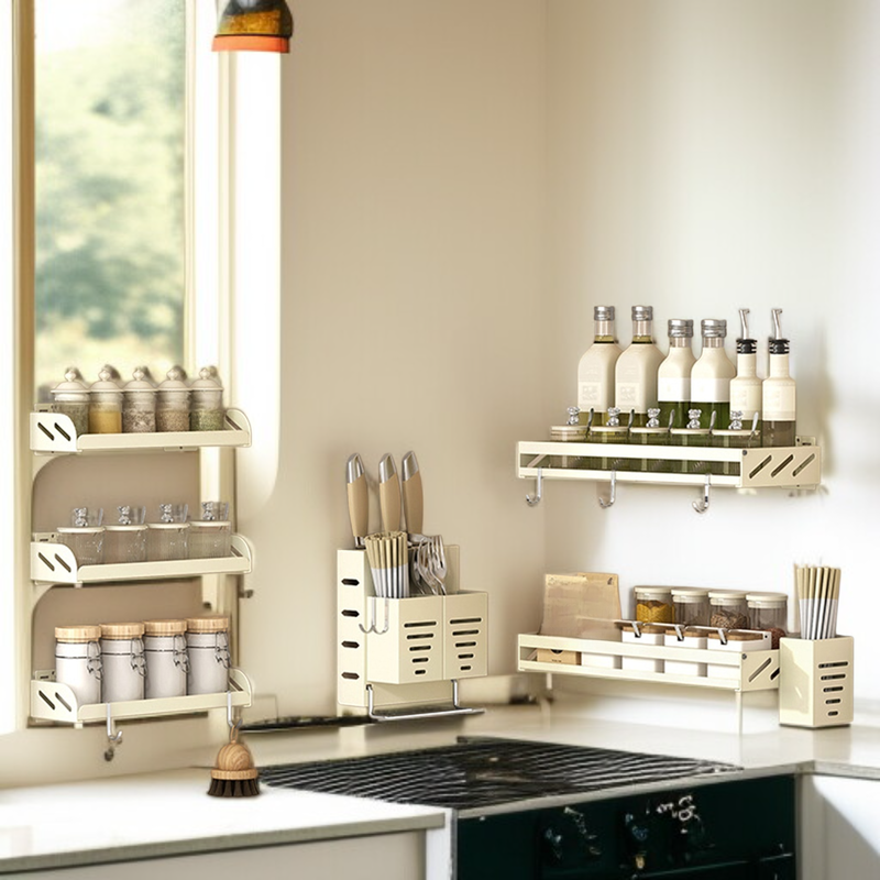  스테인리스 다기능 주방 벽걸이 선반