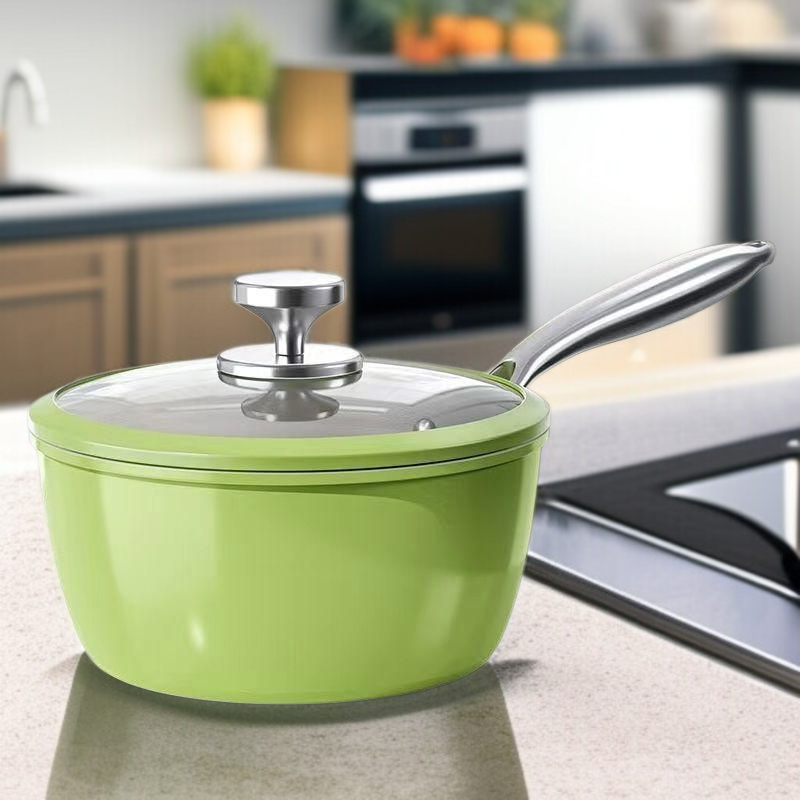 Olla de leche de cerámica antiadherente para bebés y hogar