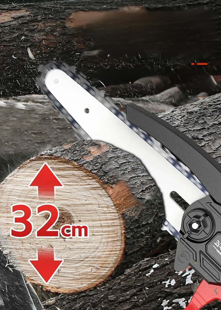 Sierra eléctrica inalámbrica para trabajos de jardín