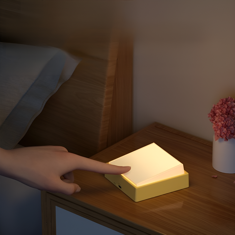 Luz nocturna táctil suave y protectora para los ojos para el cabecero de la cama