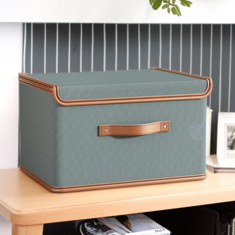 صندوق تخزين الملابس من قماش أكسفورد بسعة كبيرة وتصميم قطعة واحدة وقابل للغسل