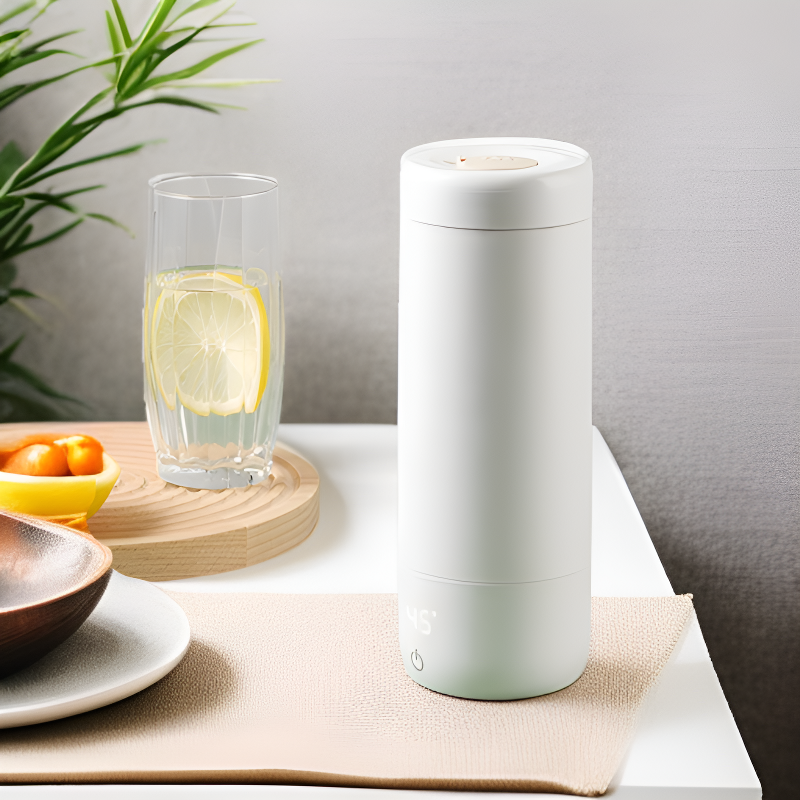 여행용 사이즈의 스마트 발열 물병