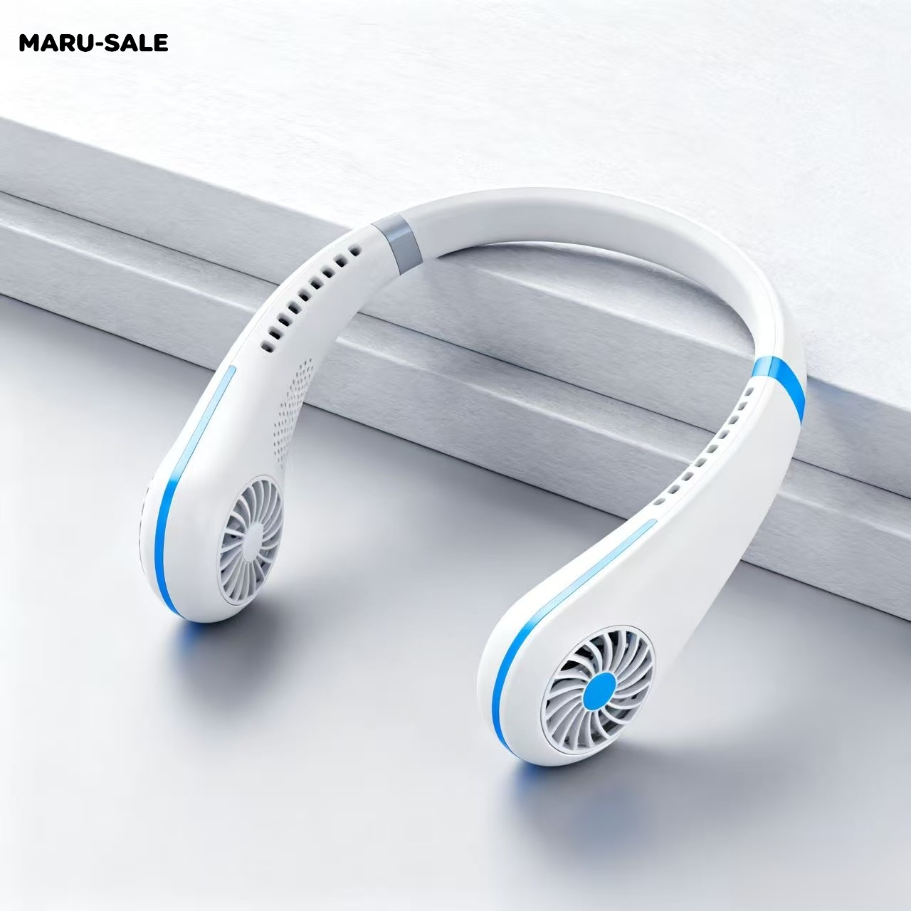 พัดลมคล้องคอขนาดพกพาสำหรับคนขี้เกียจ