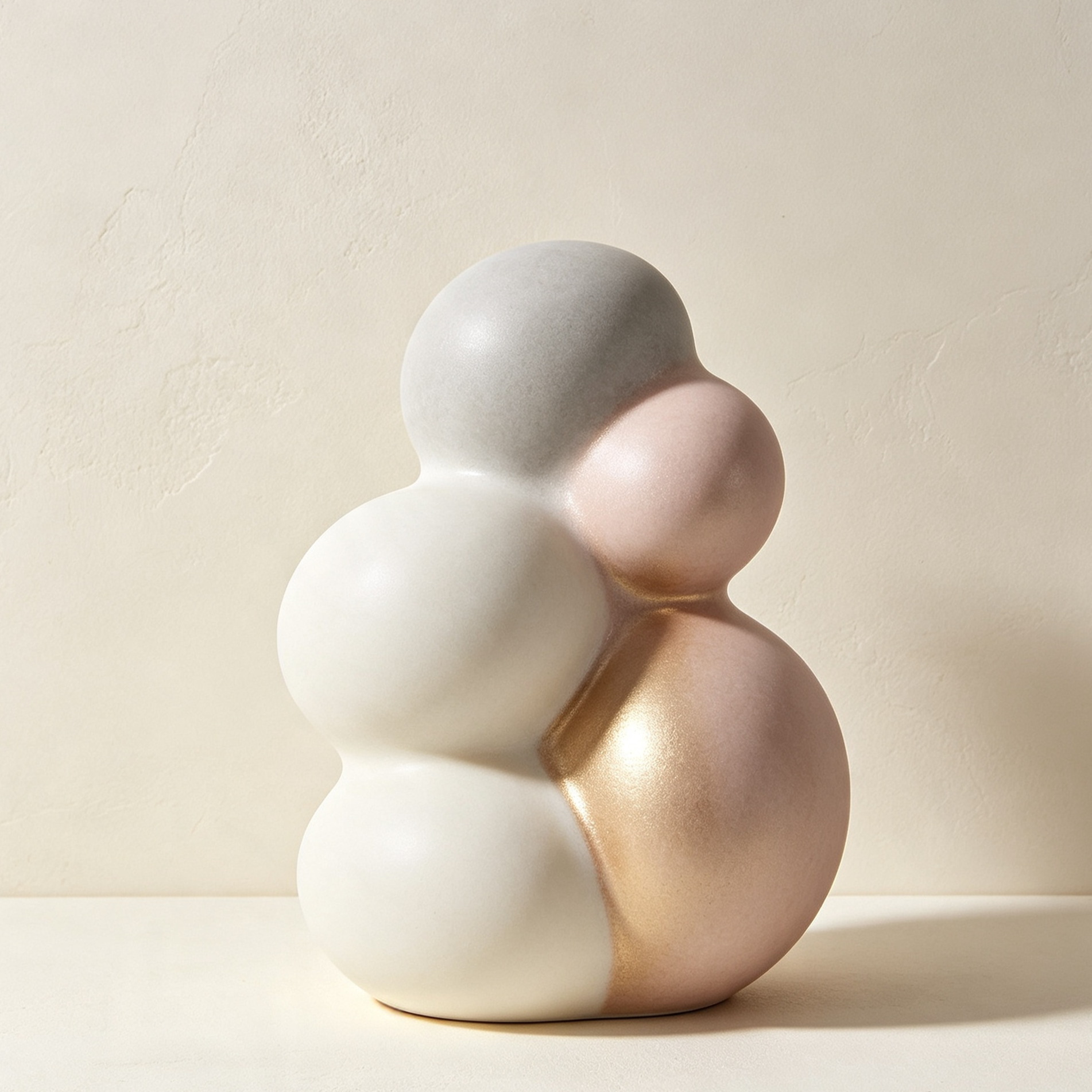 Bubble Cloud Shaped Ceramic Art Ornament