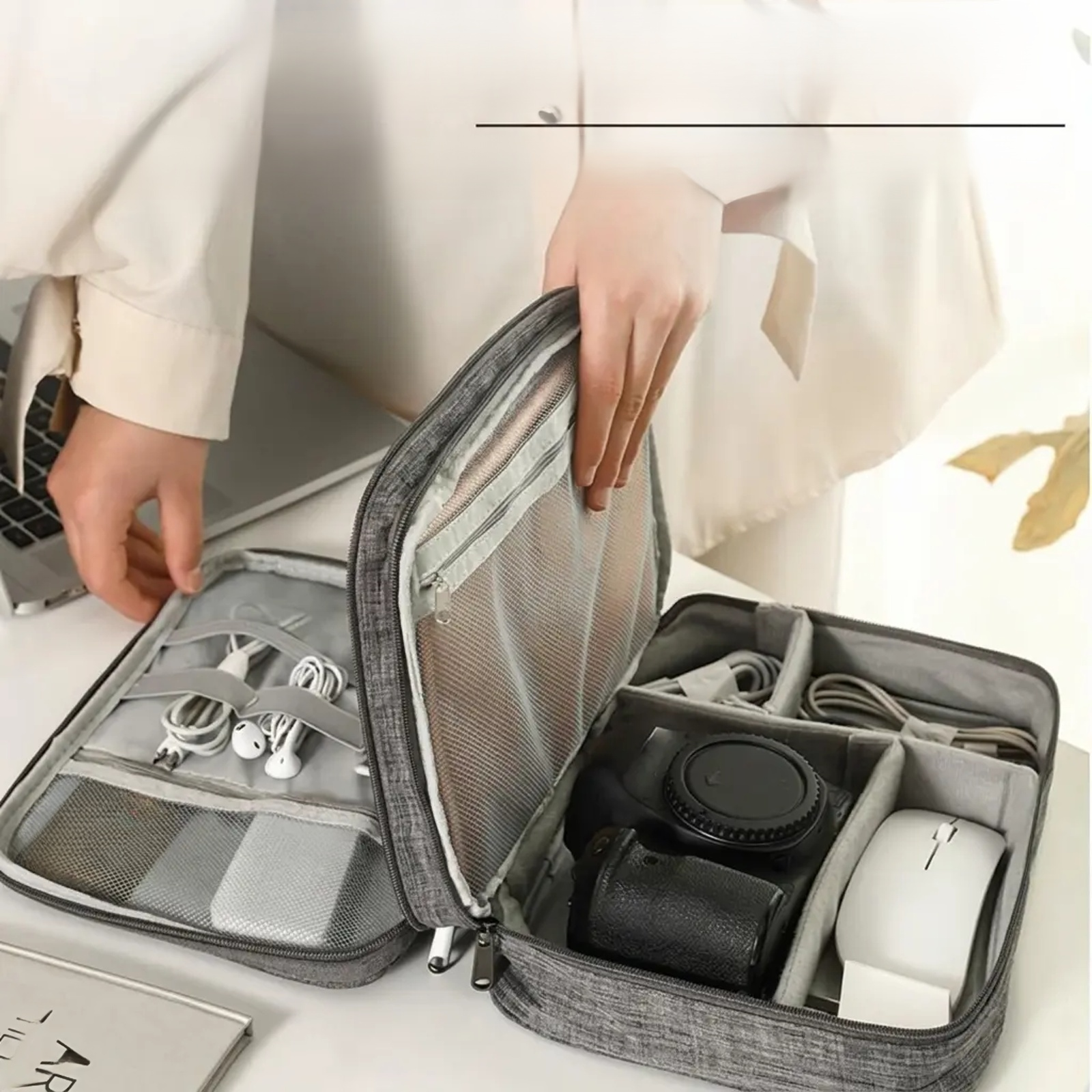 Headphone Power Cord Storage Box