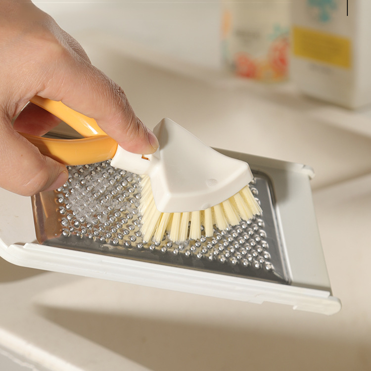 折りたたみ三角形隙間掃除ブラシ