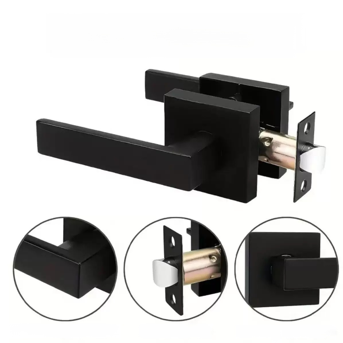 European Style Triple Rod Lightweight Keyless Door Lock