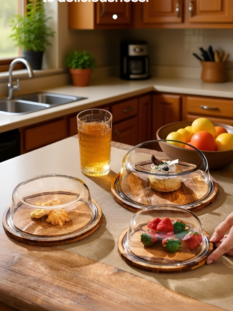 Kitchen Food Storage Container Snack Tray Baking Plate