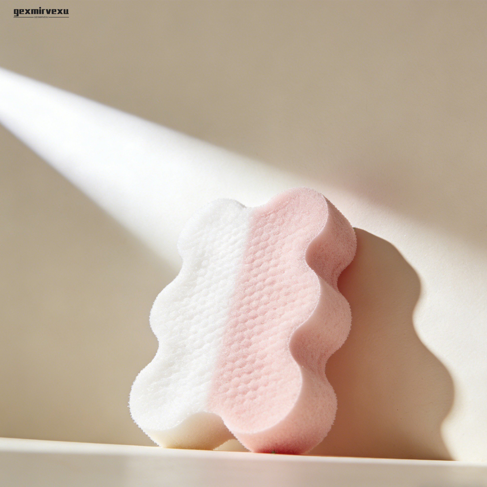 주방에서 사용하는 청소 스펀지