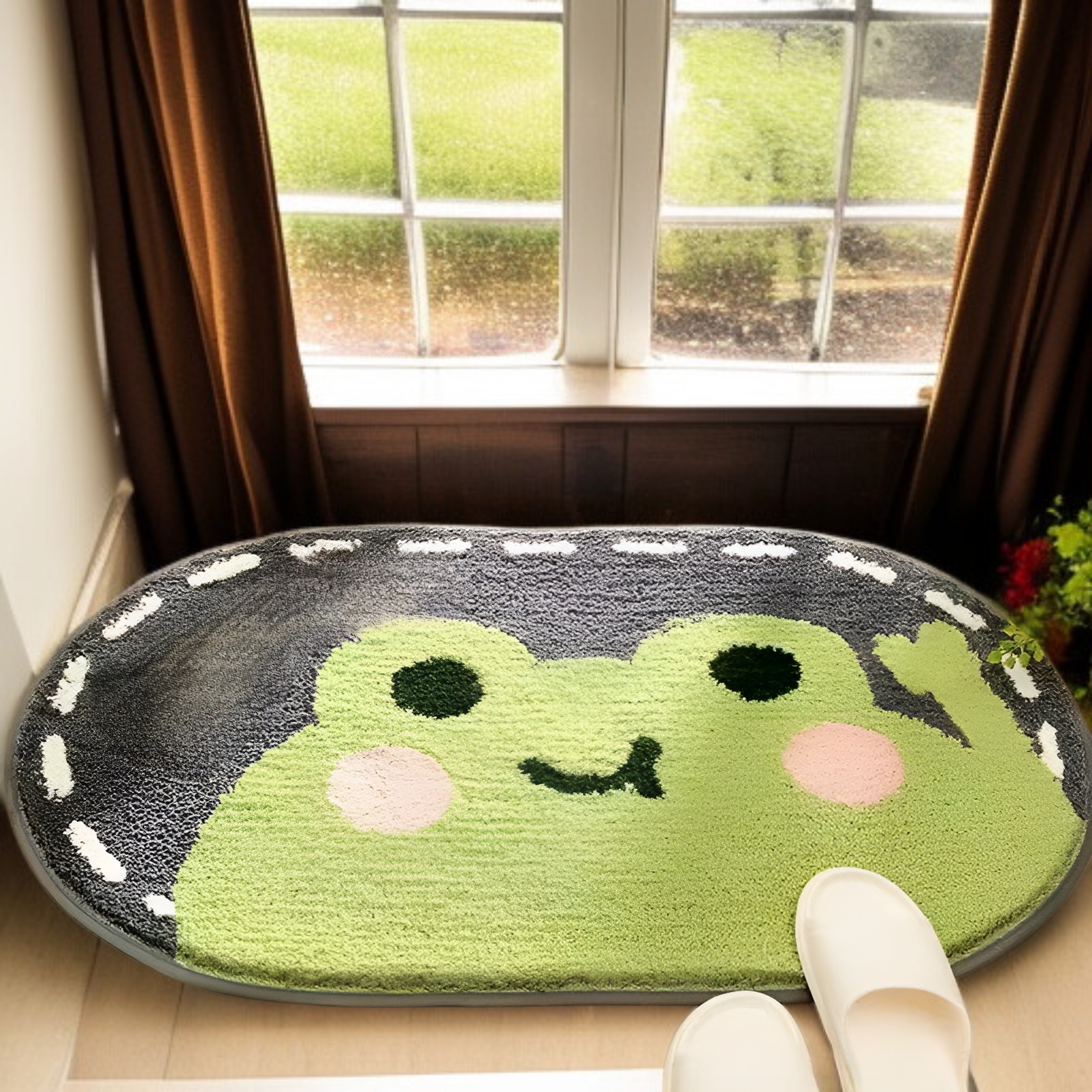 防滑底部設計地毯圖片