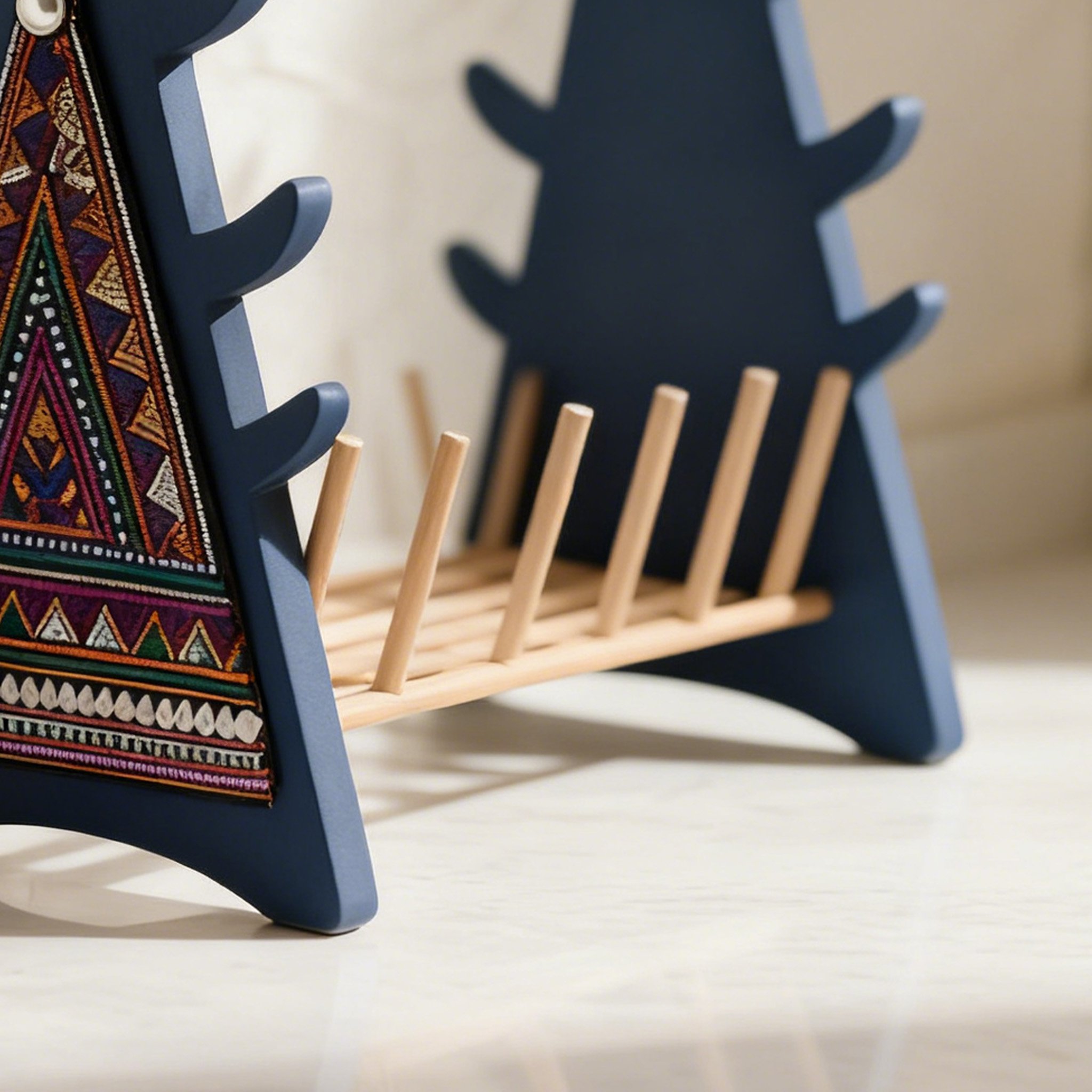 木製食器収納ラック4個セットの全体イメージ