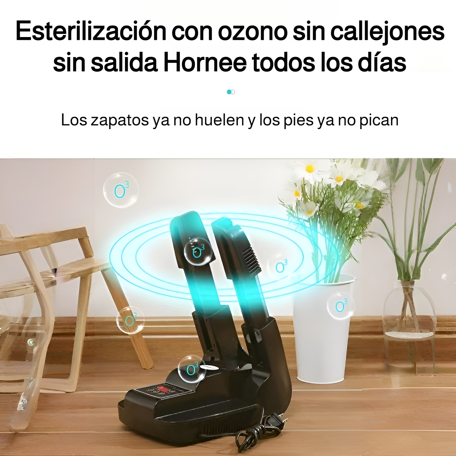 Secador de zapatos inteligente, calienta y seca los zapatos, alivia la picazón y desodoriza, secador