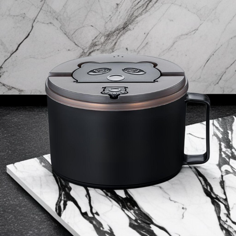 스테인리스 커버가 달린 대용량 라면 그릇