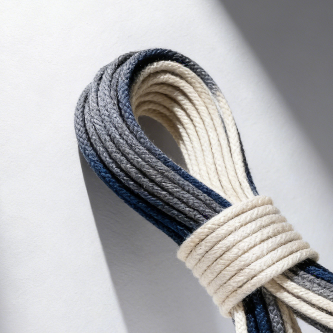 เชือกปีนเขาสีสดใสใช้งานง่าย