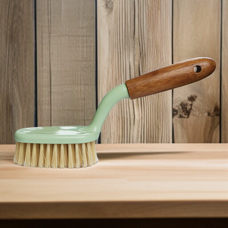 Brosse de nettoyage multifonctionnelle pour évier avec poignée