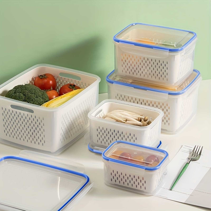 Double-layer food storage container