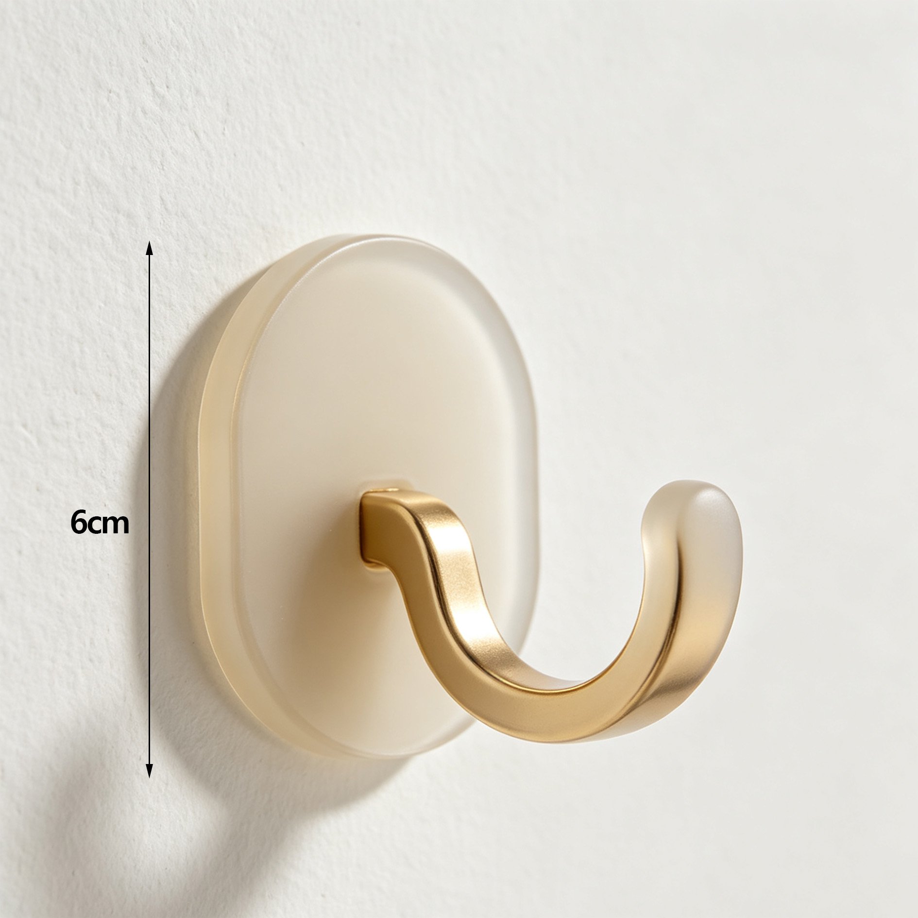 Easy installation of damage-free wall hooks without drilling