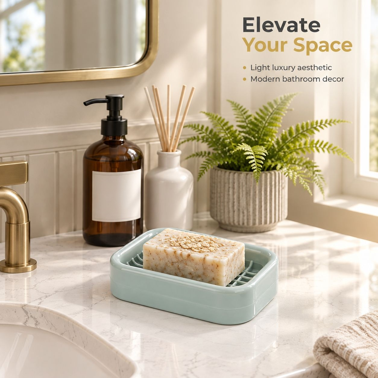 Multifunctional laundry soap organizer keeps soap dry and clean
