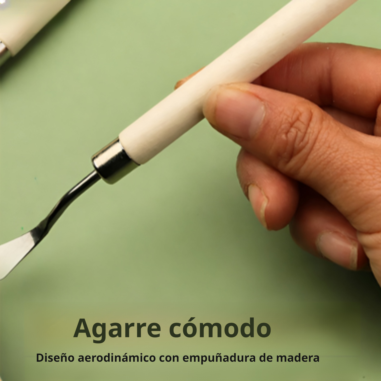 Set completo de cuchillos para pintura artística