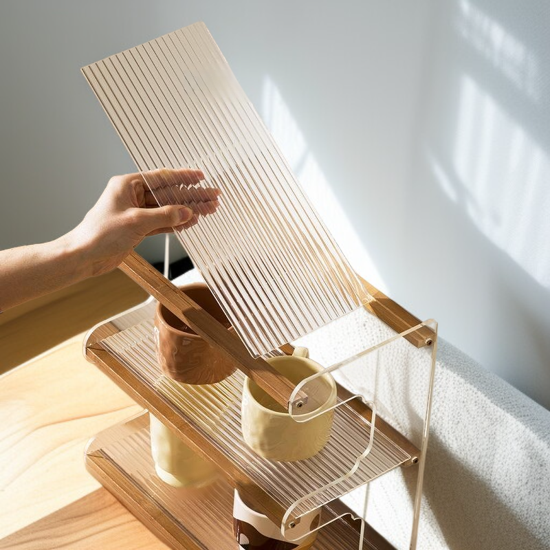 Desktop storage rack household table storage rack dining table organizer desk multi-layer bookshelf 