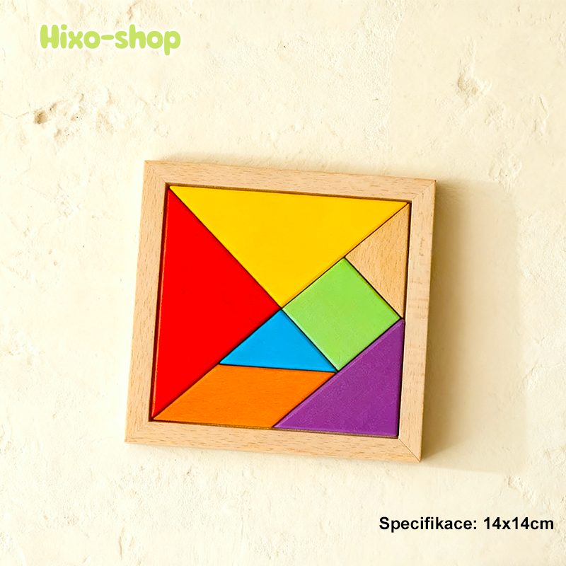 Vzdělávací hračka tangram pro rozvoj logiky