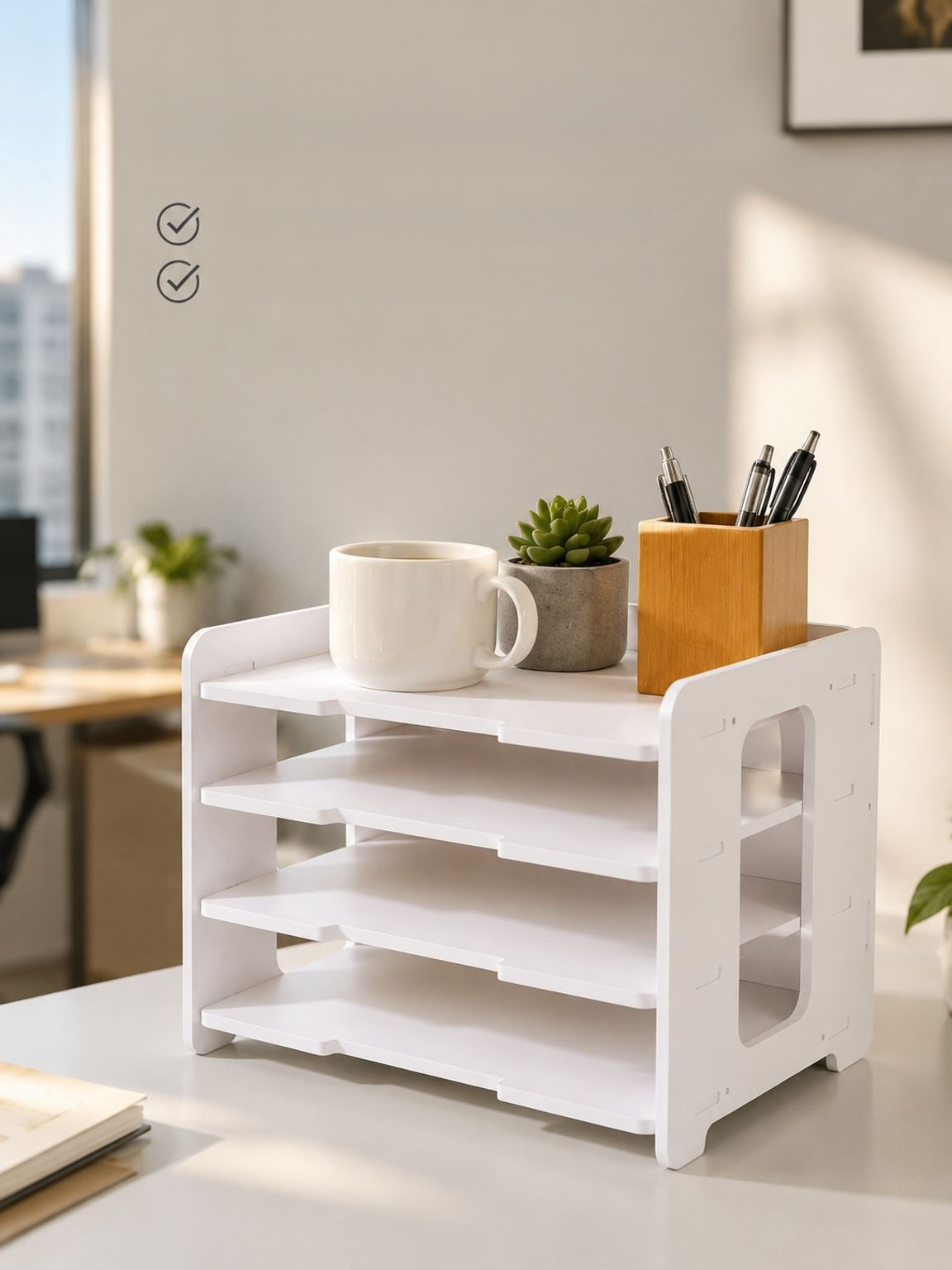 Étagère pratique conçue pour le rangement de documents