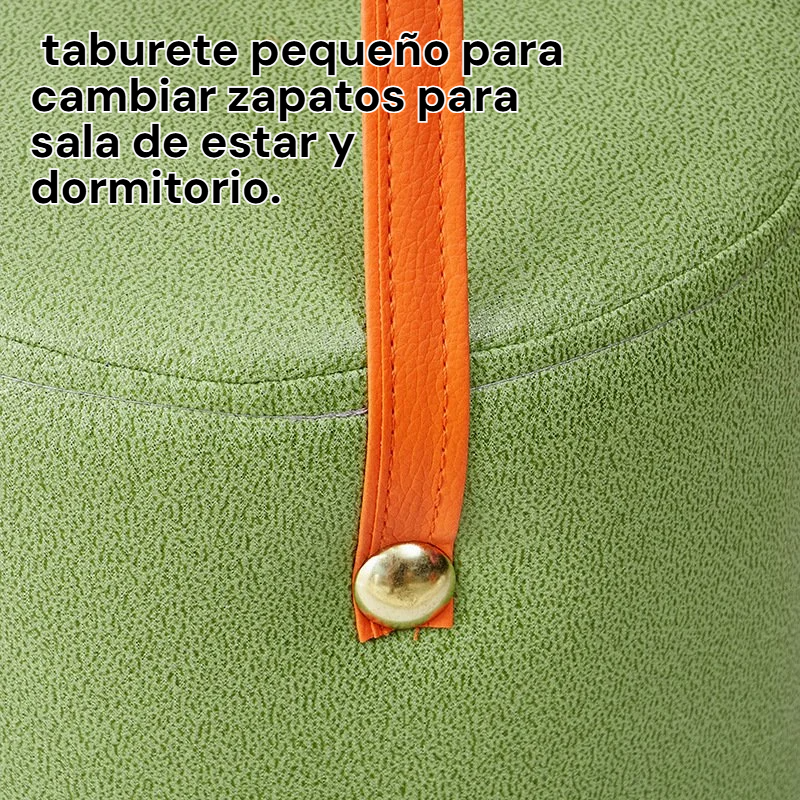 Taburete multifuncional portátil para sala y dormitorio, banco bajo cuadrado, banquito para zapatos