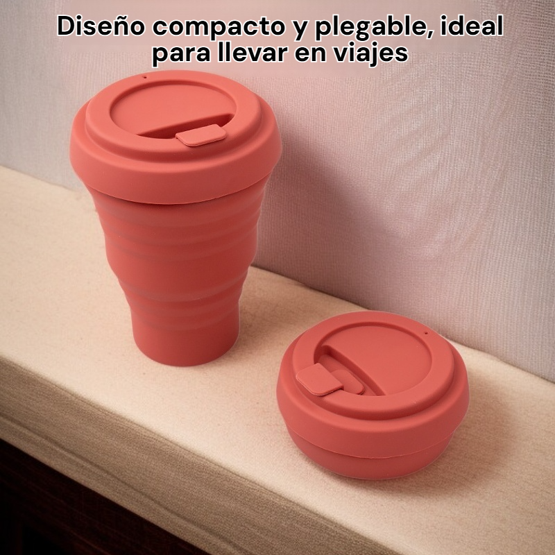  Vaso plegable de silicona suave