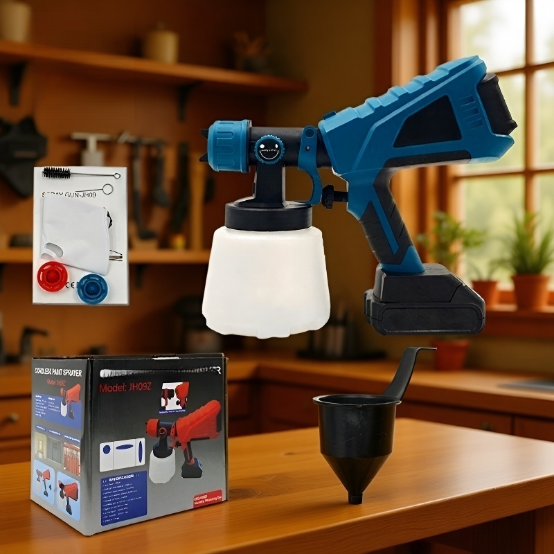 大容量電動スプレーガン本体正面写真