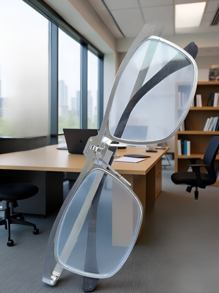 نظارة قراءة مع عدسة متعددة البؤر لقراءة واضحة في كل مسافة