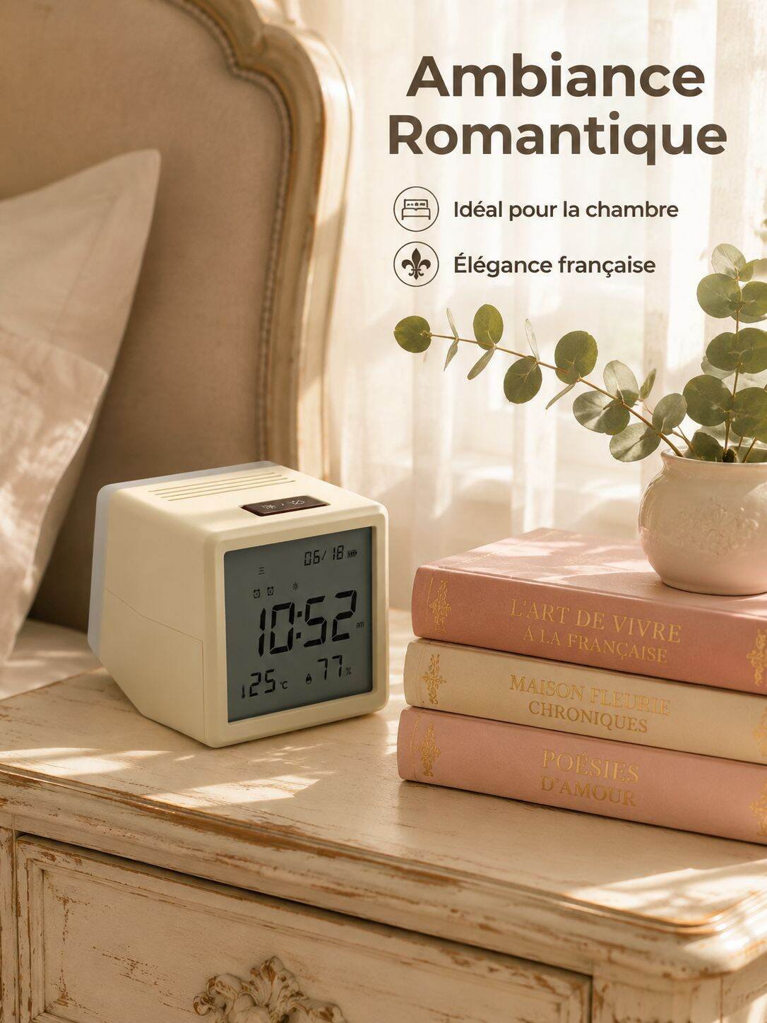 Réveil créatif lampe de nuit balançoire