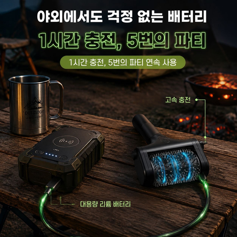 전동 그릴 브러시
