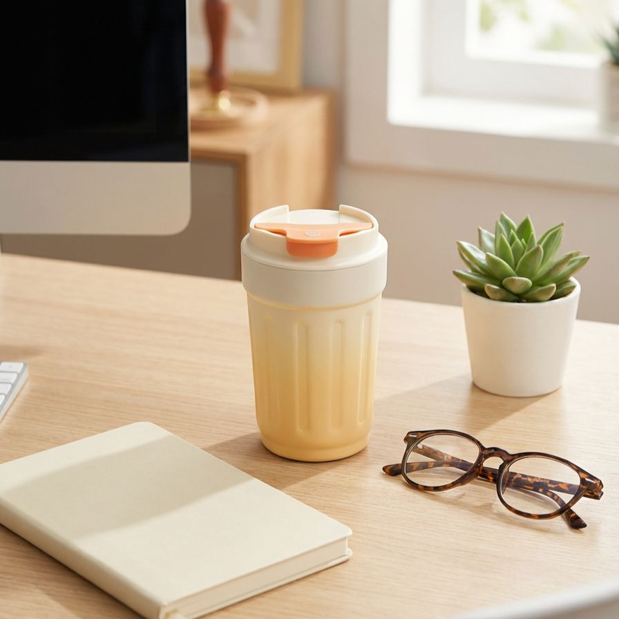 持ちやすいカップのハンドル部分