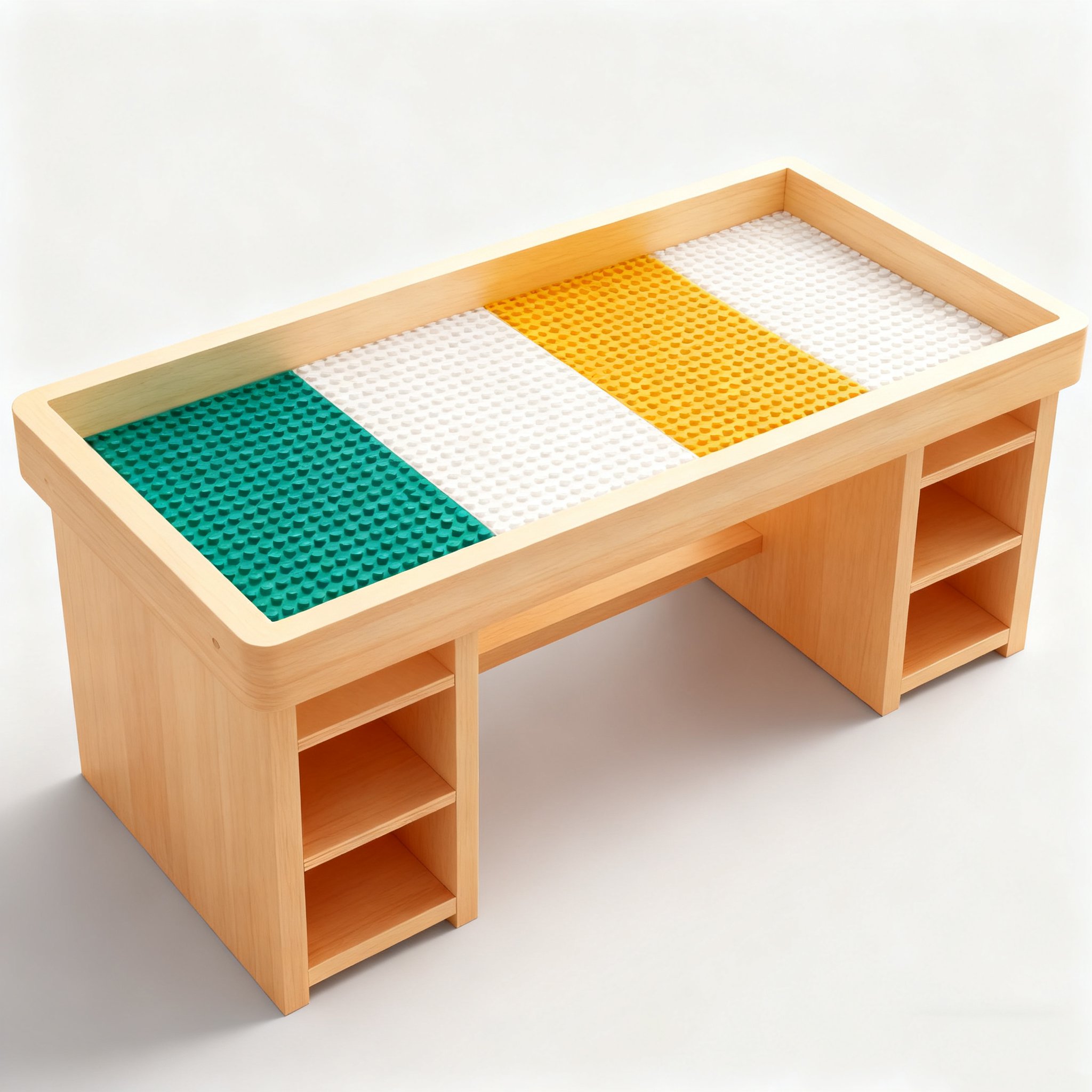 โต๊ะประกอบบล็อกสำหรับเด็ก