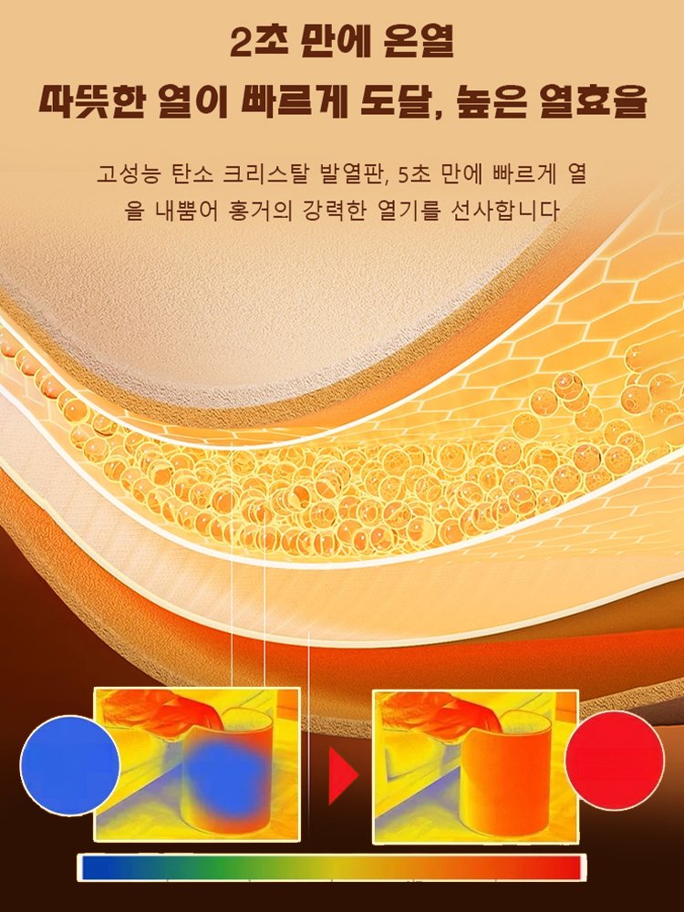 초고속 온열 발히터 난방 레그 워머 