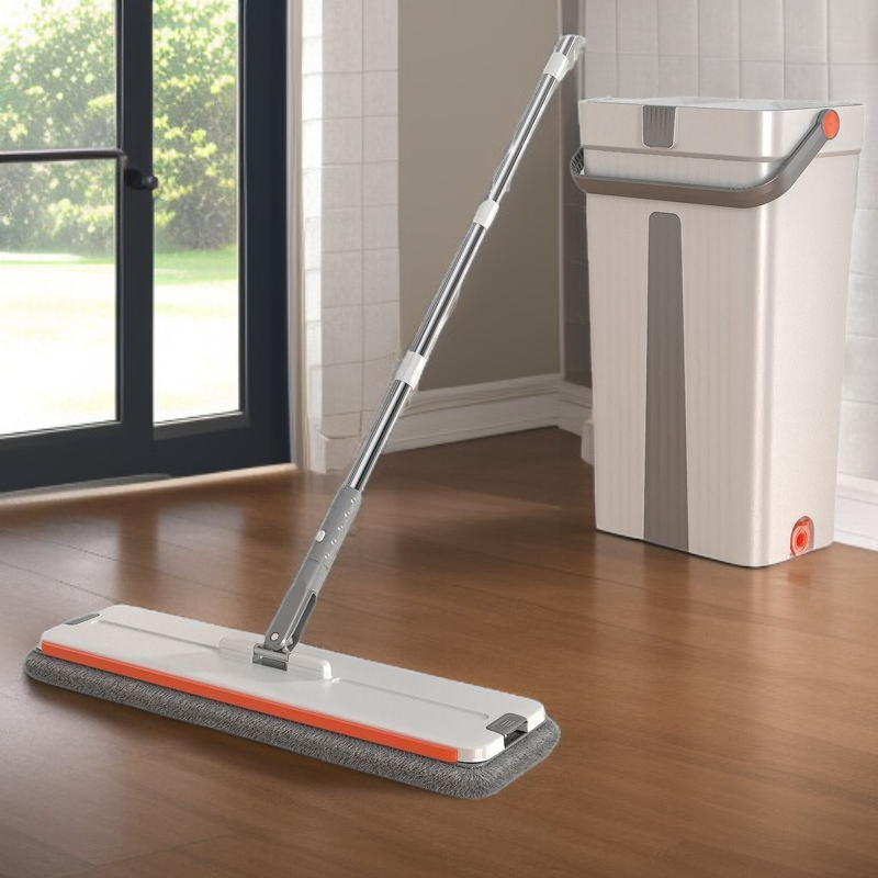 Extra Thick Handle Flat Mop for Wet and Dry Use