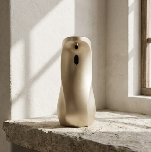 Automatický dávkovač pěnového mýdla na umyvadle