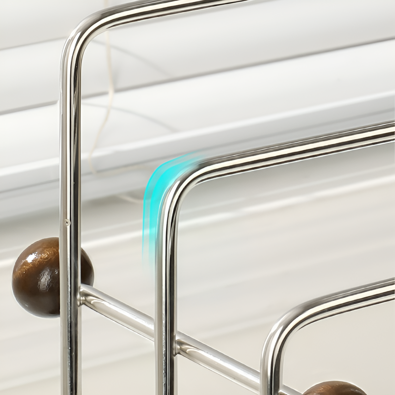 Kitchen drain cloth rack