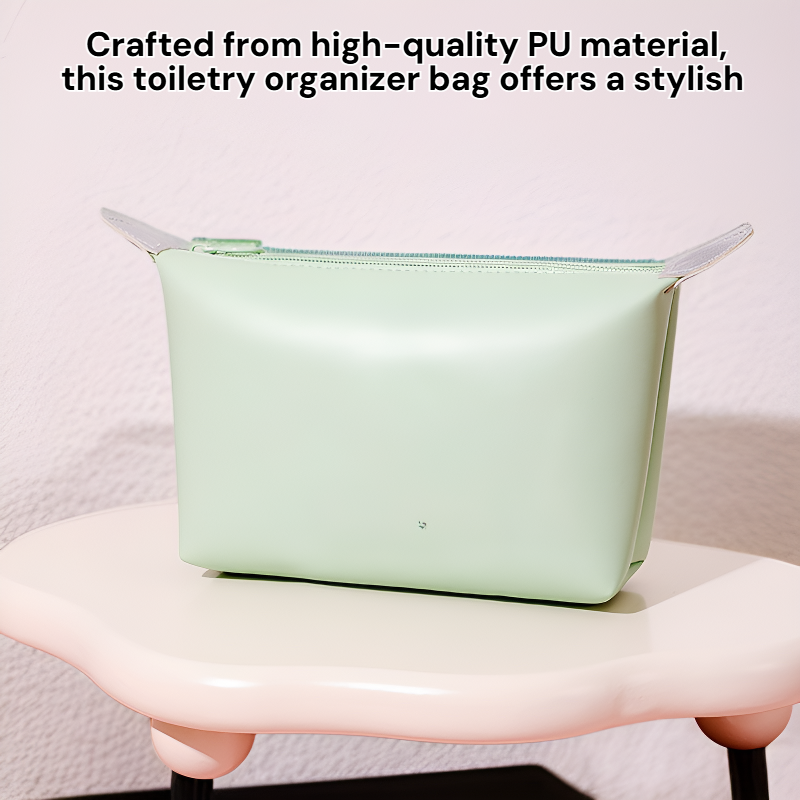 Fashion PU Travel Toiletry Organizer Bag