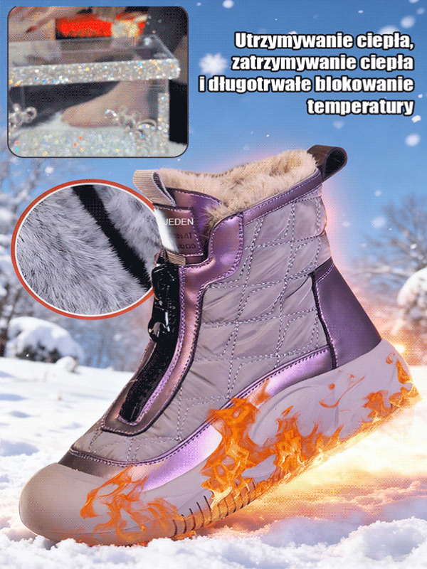 Ręcznie robione damskie skórzane casualowe buty za kostkę.