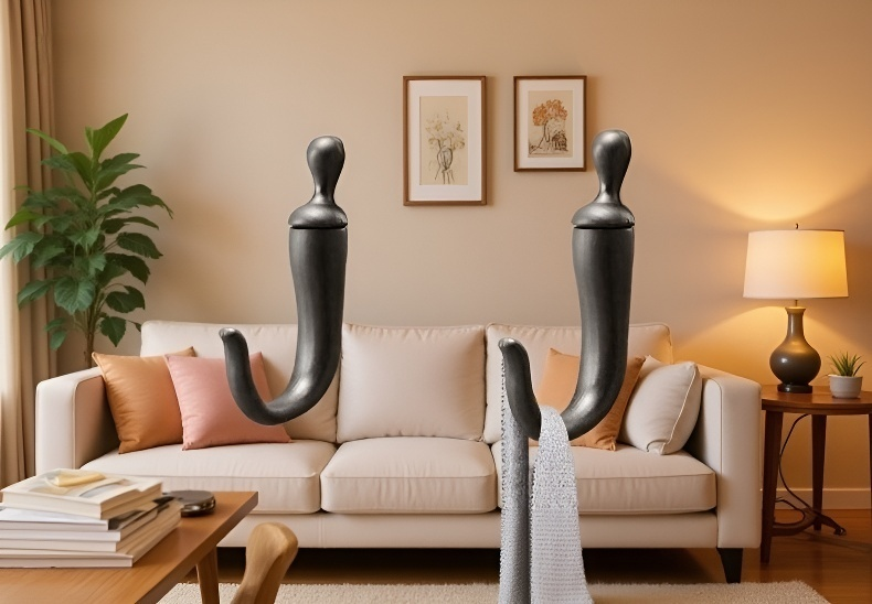 Praktický věšák na zeď