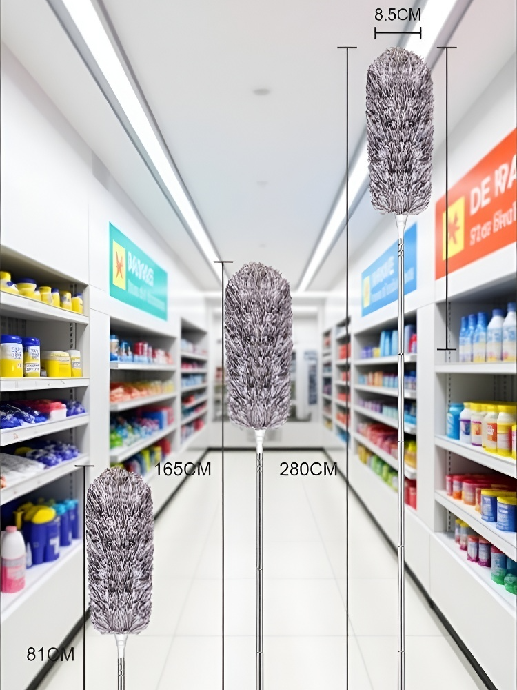 فرشاة التنظيف القابلة للتمديد الطويلة جدا 4 أمتار